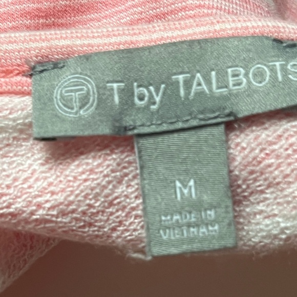 NWOT T by Talbots Pink and White Dress with Pockets - Picture 6 of 6